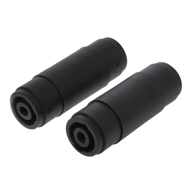 2 Pcs 4-Pin Pole Female To Female Speakon Coupler Adapter Audio Cable Connector L15 5pcs adapter connector converting 3 pole pin k3p female to dual track 6 5 male xrl audio adapter female cannon to 6 5