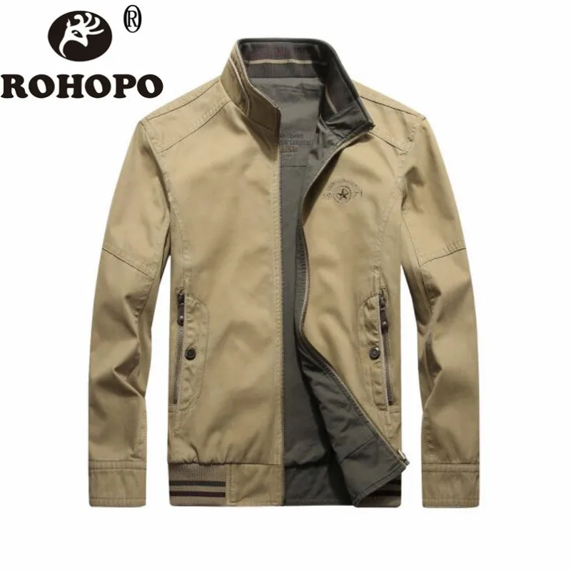 Double Side Jacket Men 2019 Thick Military Cargo Outwear 100% Cotton Mandarin Collar Army Coat Thick Autumn Winter Jackets Man Double Side Jacket Men 2019 Thick Military Cargo Outwear 100% Cotton Mandarin Collar Army Coat Thick Autumn Winter Jackets Man