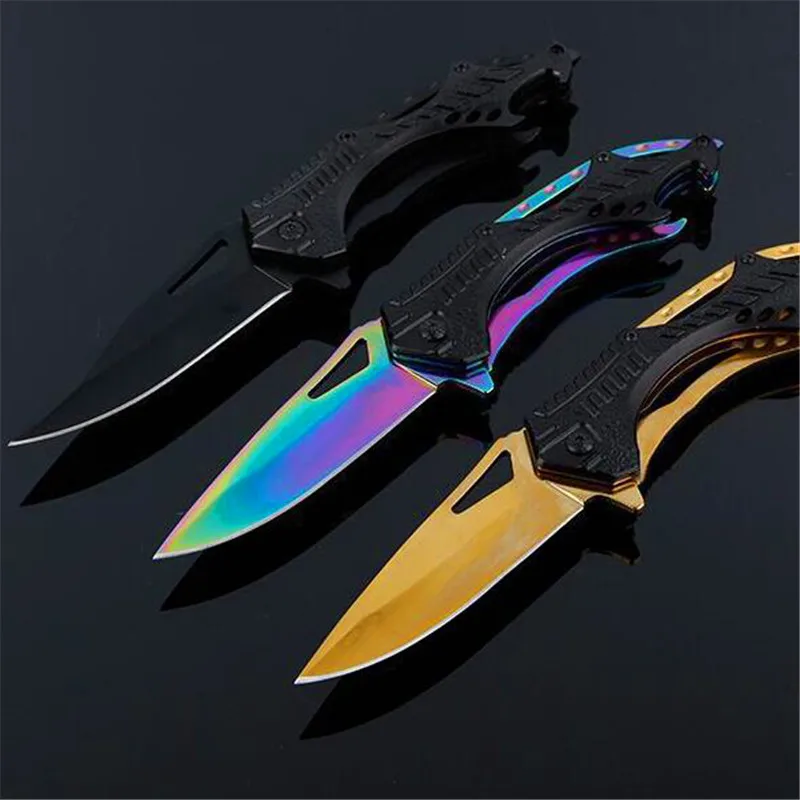 

Amazon hot selling high hardness folding camping tactics multi-functional survival field hunting knife