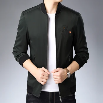 

2020 Autumn New Fashion Wind Breaker Jackets For Men Korean Trend Streetwear Overcoat Flight Suit Casual Coat Mens Clothing