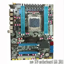 desktop motherboard new X79 motherboard LGA 2011 support REG ECC server memory All solid boards free shipping