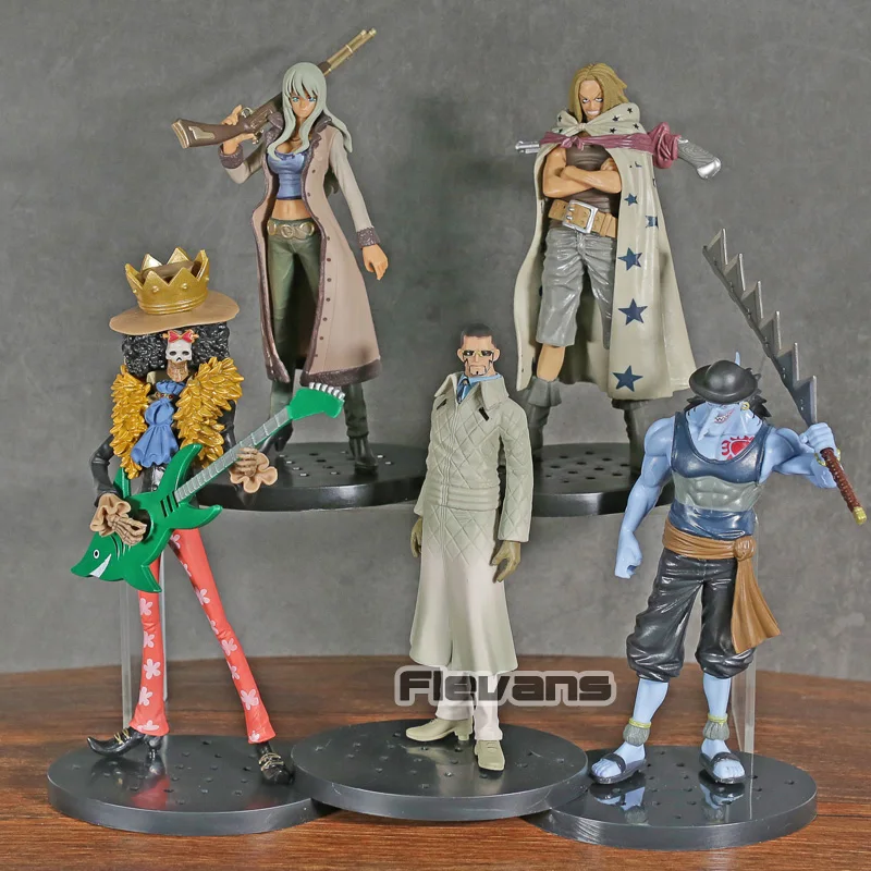 

One Piece The Grandline Lady / Man Brook Nico Olvia Arlong Yasopp Vergo PVC Collectible Figure Anime Model Toy