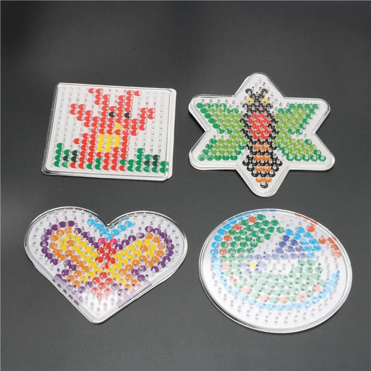 5 мм Хама бусины набор игрушка бусины DIY Perler Pegboard Tangram головоломки с инструментами Хама бусины головоломки детские игрушки