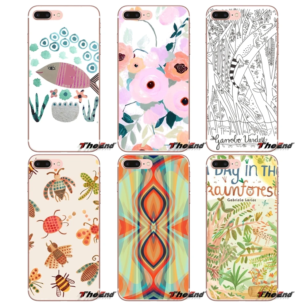 Gabriela Larios TPU Slim Back Cover Skin For Sony Xperia Z Z1 Z2 Z3 Z5 compact M2 M4 M5 E3 T3 XA Aqua LG G4 G5 G3 G2 Mini | Мобильные