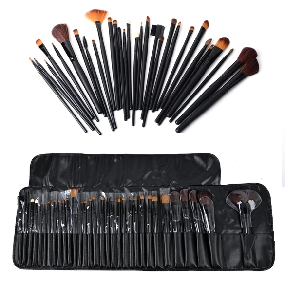 

Hot Sale !!! 32Pcs Print Makeup Brushes Professional Cosmetic Make Up Brush Set The Best Quality! 63#
