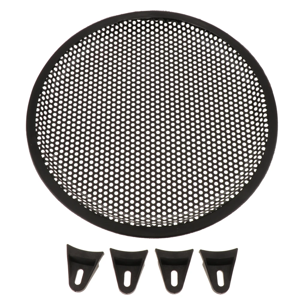 

Speaker Grills Cover Case With Screws Audio Accessoric Black 10inch