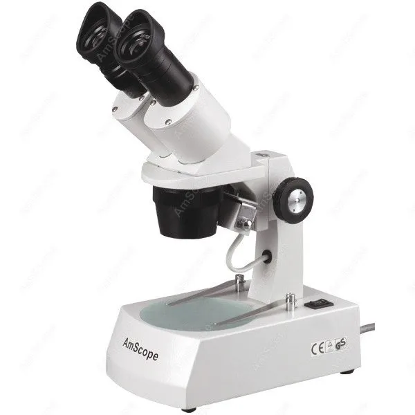 

Binocular Stereo Microscope--AmScope Supplies 20X-40X-80X Binocular Stereo Microscope with 2 Halogen Lights