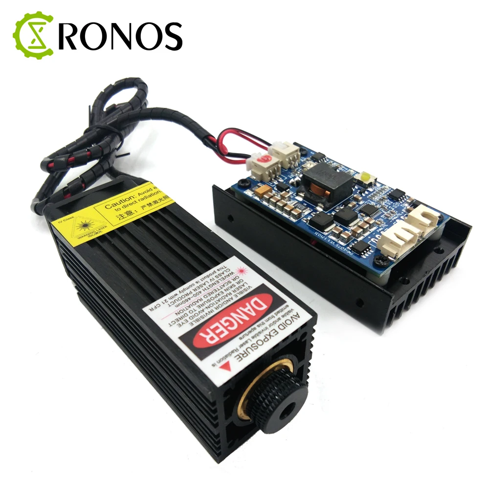 High Power 450nm 5500mW 12V TTL Adjustable Focus Blue Laser Module DIY Laser Engraver Accessories 5.5W Laser Head High Power 450nm 5500mW 12V TTL Adjustable Focus Blue Laser Module DIY Laser Engraver Accessories 5.5W Laser Head
