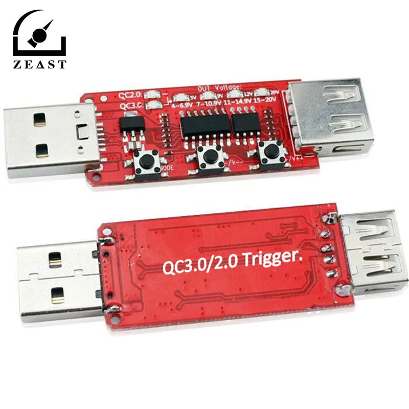 QC2.0/3 0 автоматический USB тестер напряжения амперметр быстрое зарядное устройство