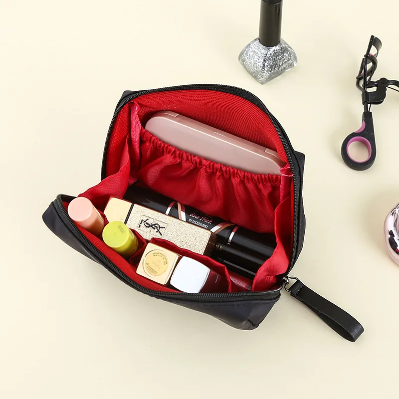 Travel Portable Cosmetic Bag Ladies Nylon Mini Double Zipper Makeup Wash Bag Waterproof Cosmetics Storage finishing Fashion