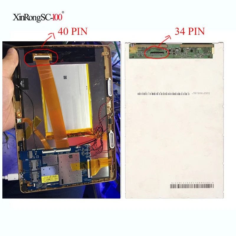 

9.6 inch A 40PIN OR B 34PIN LCD Display Matrix For Digma Plane 9505 3G ps9034mg LCD module Screen Panel Free Shipping