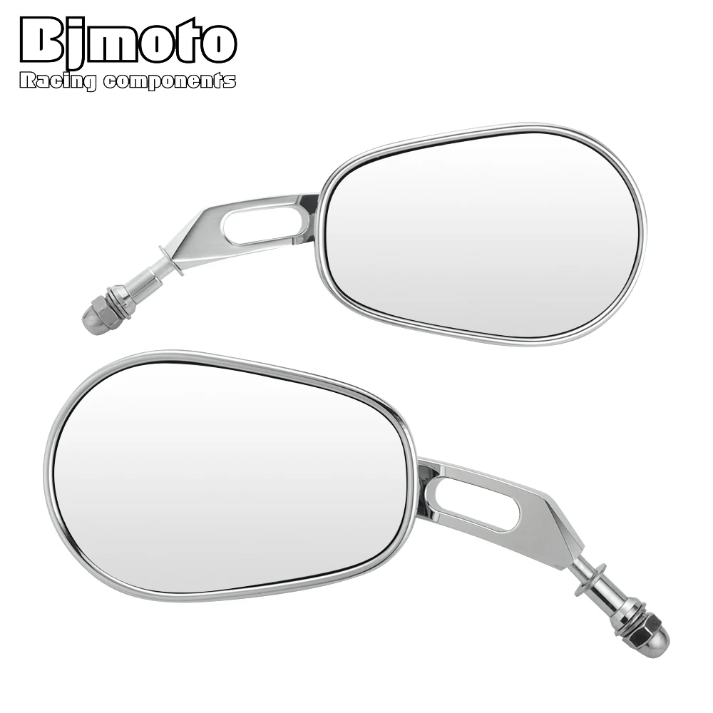 

For Harley Dyna 1984-2014 Road King 1994-2014 Iron 883 2009-2014 Heritage Softail Motorcycle Side Mirrors Rearview Mirror 8mm