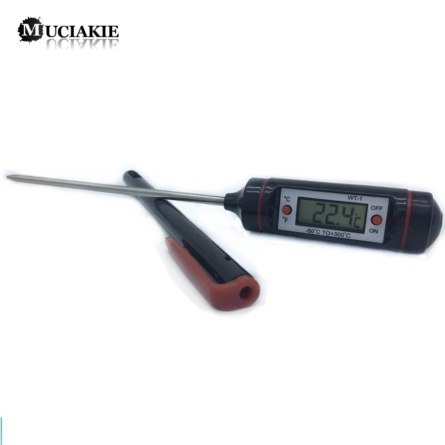 1PC Hot Sale Digital Cooking Thermometer Food Probe Meat Kitchen BBQ Selectable Sensor Gauge Heat Indicator 5
