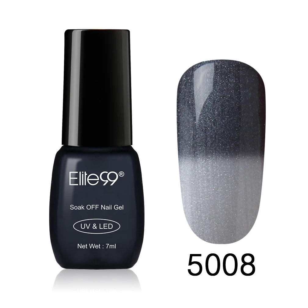 5008 Elite99 7 мл температурный цвет сменный гель лак для ногтей замачиваемый Светодиодный УФ-гель для ногтей лак Эмаль инструмент для дизайна ногтей - Цвет: 5008