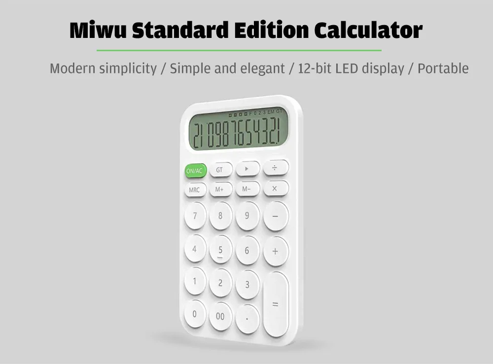 MIIIW Standard Edition Calculator ( Xiaomi Ecosystem Product )
