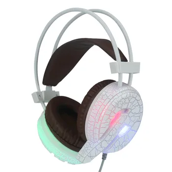 

Professional Gaming Headset LED Light High Bass Noise Cancelling Headphone with Microphone H6 For Computer 15J Drop Shipping