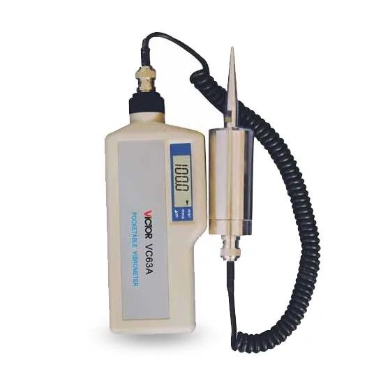 VC63A Pocketable Digital Vibrometer Meterin Vibration Meters from