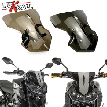 

Motorcycle Motorbike Windshield Windscreen with Mounting Bracket Screw For Yamaha MT09 MT-09 FZ09 FZ-09 MT FZ 09 2017 2018 2019