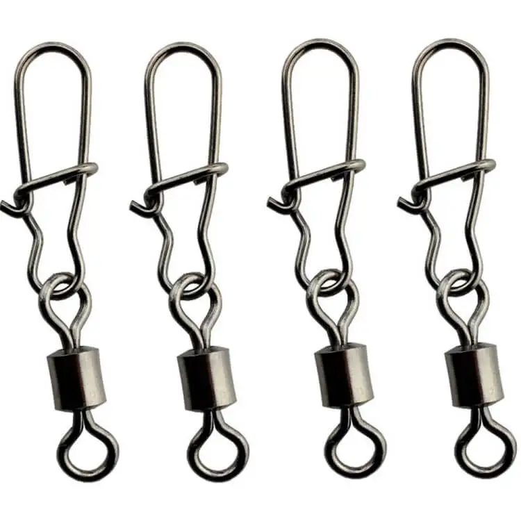 Conector com Boa Equipamento de Pesca Tamanho do Conector Pces Pesca Rolando Linha Giratória Gancho Pressão Fishhook 14 -4 - 0 Mar Gelo Lago 100 5 High Quality Esporte e Lazer
