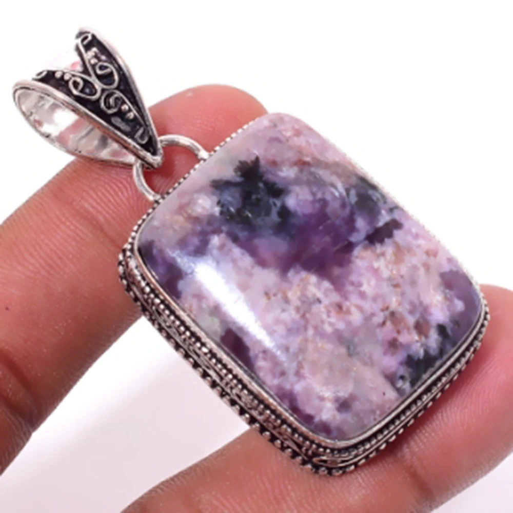 

Cheroite Pendant Silver Overlay over Copper, USA Size 55mm , P6422