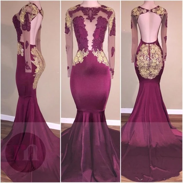 long sleeve prom dresses 2018