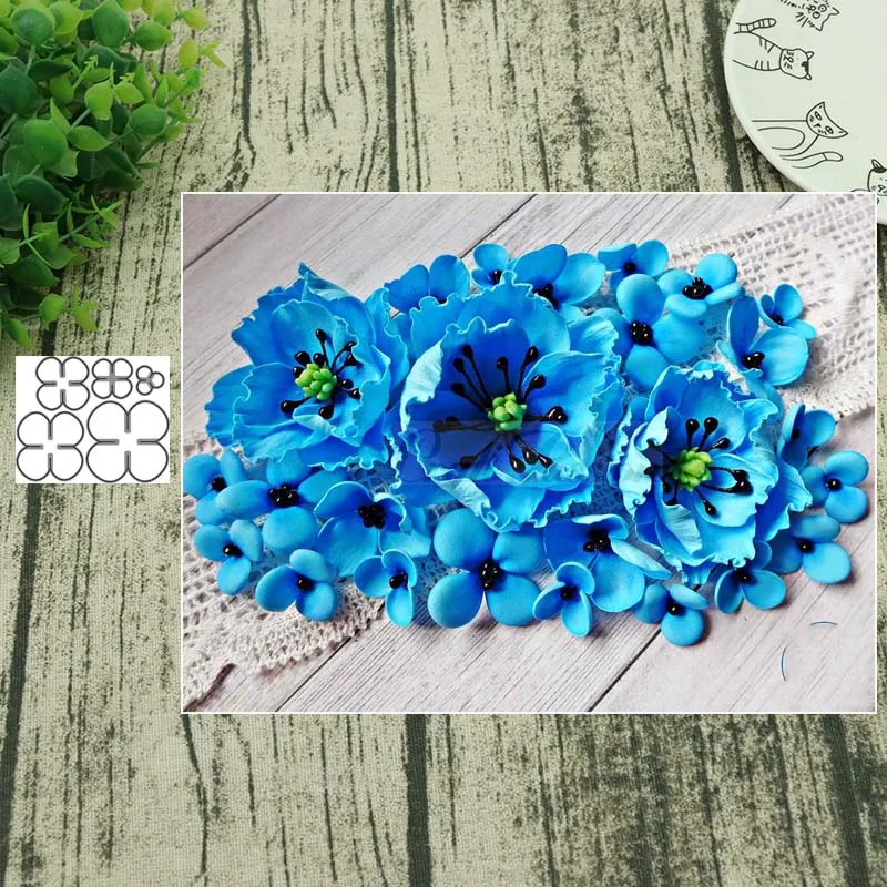 

AddyCraft 2019NEW Metal cutting dies cut die a bunch of flowers Scrapbook paper craft knife mould blade punch stencil