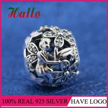 Ослепительная Дейзи Фея Шарм бисера Fit 925 серебро оригинальные браслеты breloques perles pour la изготовление де bijoux