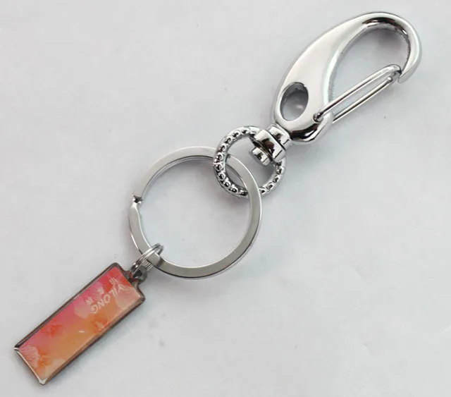 

12PCS Silver Color Tone Swirl Clasp KeyChains #22830