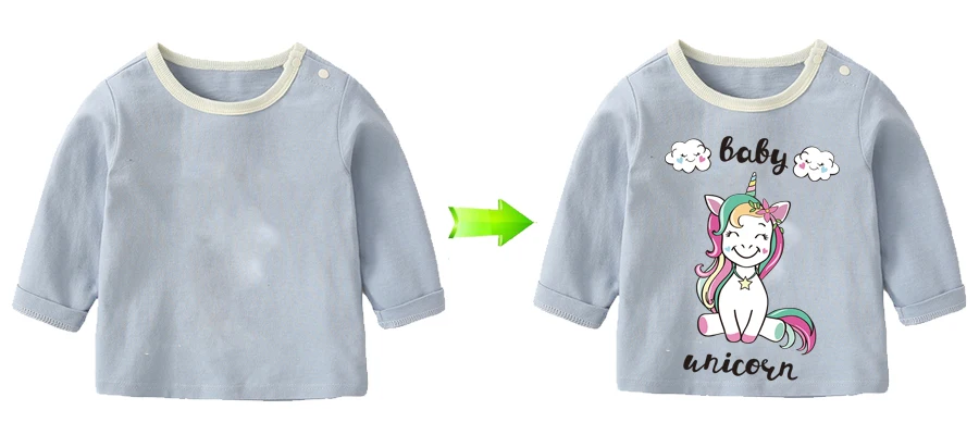 Cute Animal Iron-on Transfers Patches Unicorn Clothing Sticker Heat Transfers Patches Appliques Patches For Baby Clothes1 (2)