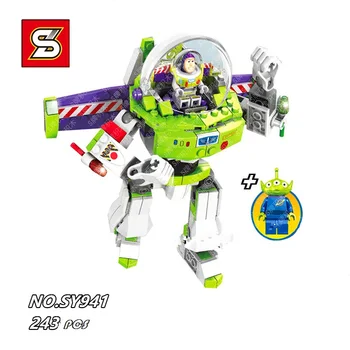 

SEMBO Blocks buzz lightyear mecha mesh Model Plastic Building Toy Cute Kids toys for Children Gifts Summer Holiday