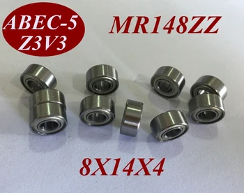 

5pcs MR148Z MR148ZZ MR148 ZZ MR148-ZZ 8X14X4 MM 8*14*4 MM Miniature roller shaft motor deep groove Ball Bearing tools
