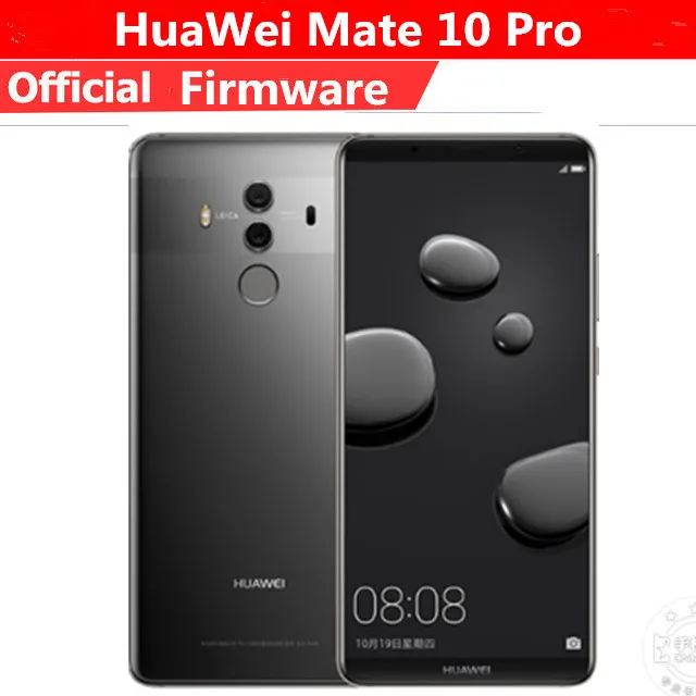 Мобильный телефон Huawei Mate 10 Pro с глобальной прошивкой, Android 8,0, 6 ГБ ОЗУ, 128 Гб ПЗУ, 4000 мАч, 6,0 дюйма, 2160*1080, Kirin970, отпечаток пальца, NFC