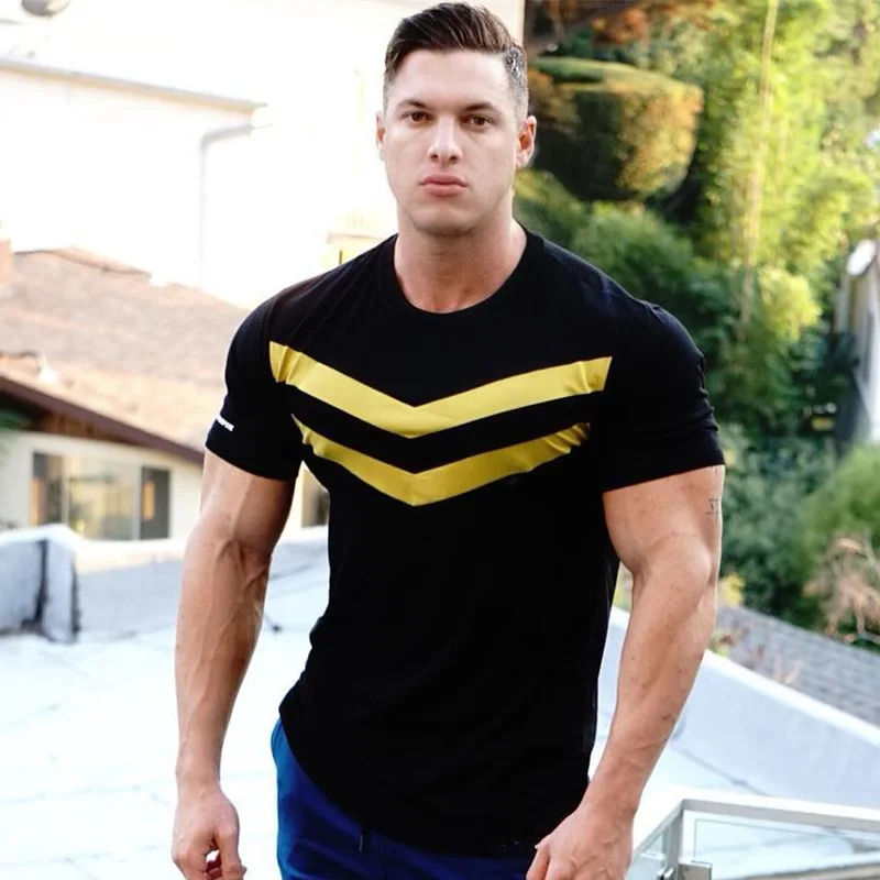 

Men fashion t shirt 2019 NEW Spring summer Slim shirts male Tops Leisure black white light blue personality tees clothing