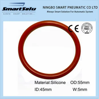 

Free shipping 50piece/black NBR o ring and 50piece/red siliconeo ring/Size:55mm*45mm*5mm/seal dichtung Gasket of motorcycle part