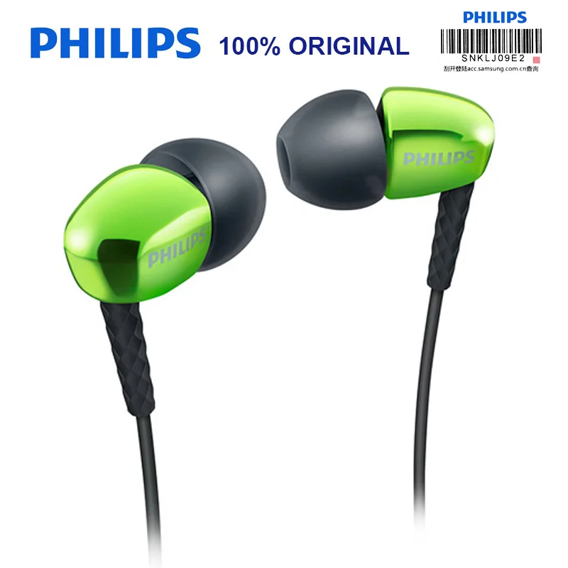 Philips SHE3900 наушники вкладыши с овальными наушниками 3 5 мм проводные гарнитуры Super