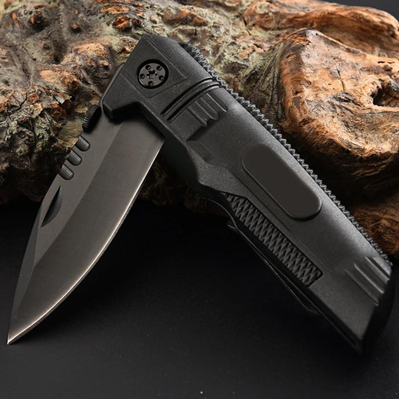 

9" G10 5CR15 Hunting Survival Folding Knife Stainless Steel Blade Tactical Pocket Knives Camping EDC Knife Outdoor Multi Tool