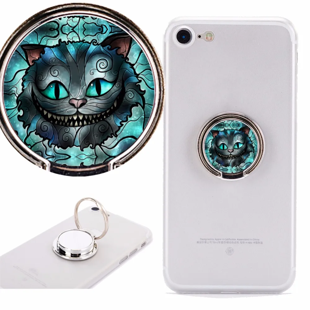

Alice In Wonderland Cheshire Cat Phone Holder Stand Mount 360 Degree Rotation