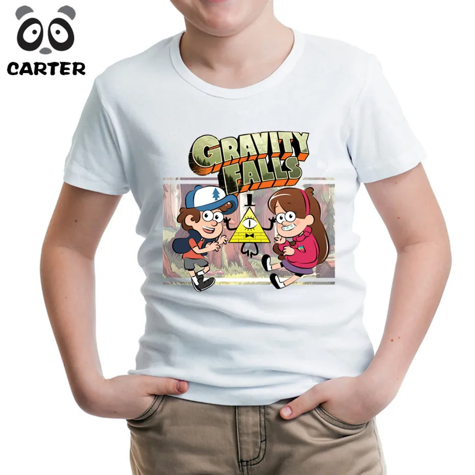 

Boy and Girl Gravity Falls Mabel Dipper T-shirts Children Funny Cartoon T Shirts Kids White Tops Tee Baby Clothes,HKP438