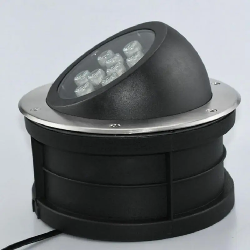 Conduziu a Luz Lâmpada ao ar Subterrânea 12 Enterrado Luzes Led Ac85v-265v Dc12v Livre Frete Grátis 20 w Cob Ip68 7 Luzes e Iluminação