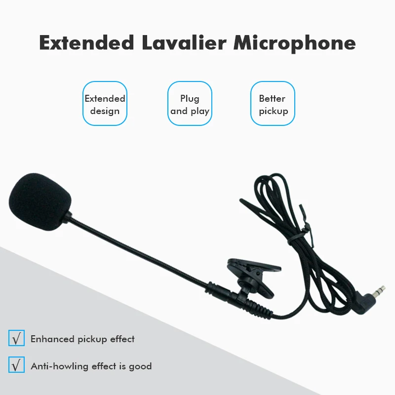 

Mini Microphones Lapel Lavalier Microphone Handheld 3.5mm MIC For Computer Lavalier Microphone Clip FM wireless for choose