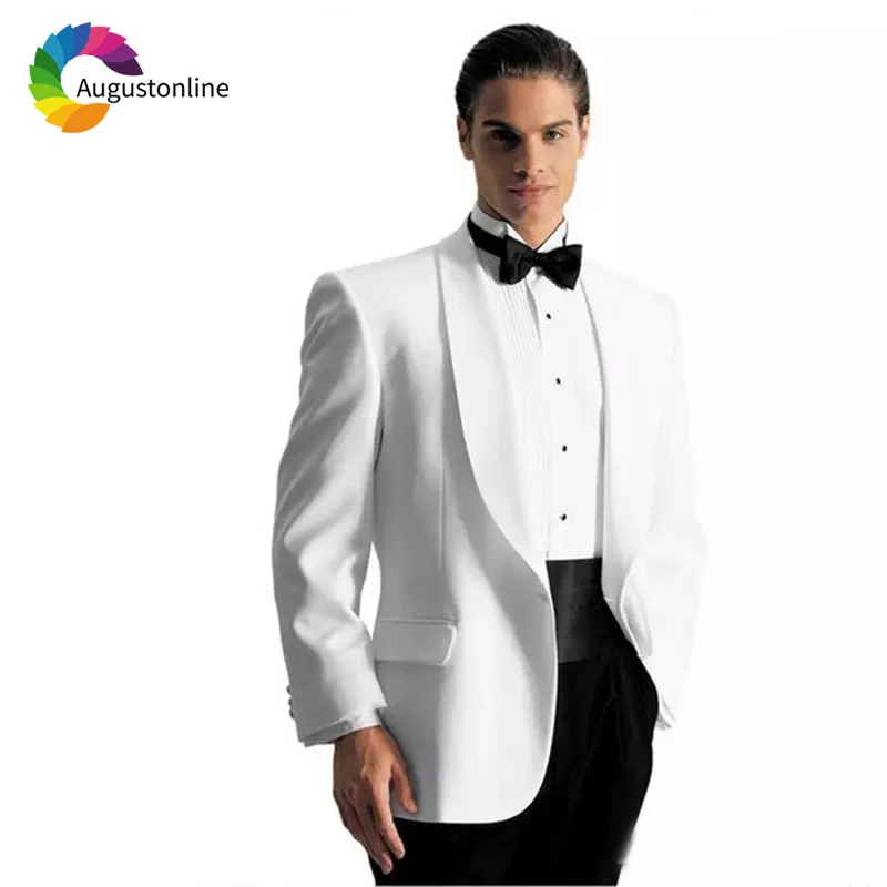 men sutis wedding white