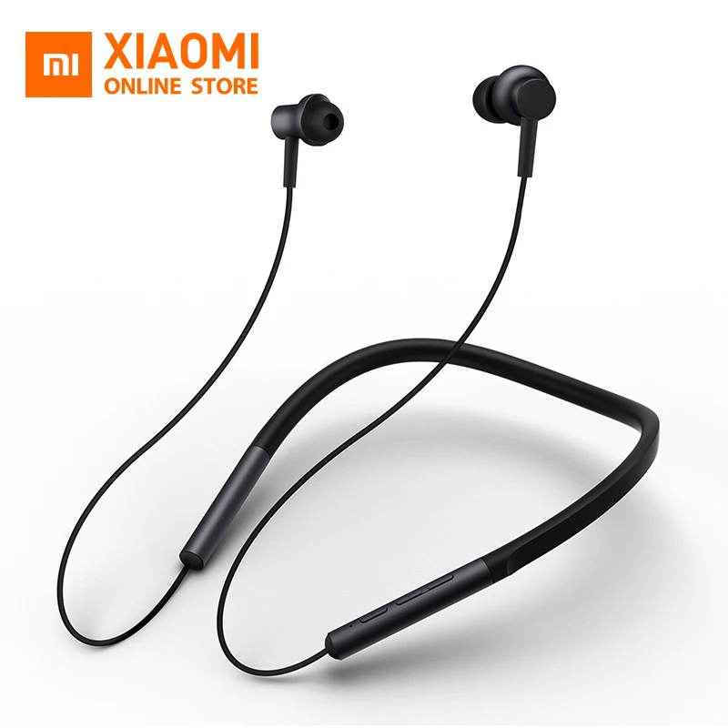 Оригинальные Xiaomi mi Bluetooth наушники с шейным ремешком беспроводные Apt x Hybrid Dual Cell c