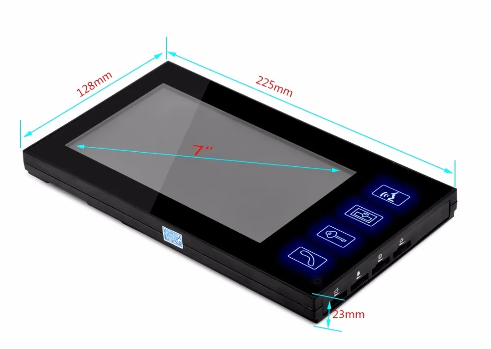 SmartYIBA видео дверной звонок IntercomTouch экран видео телефон RFID считыватель разблокировать 2 видео монитор камера NC Электрический удар дверной