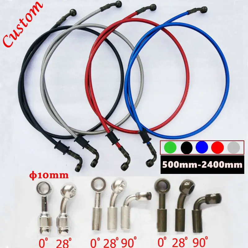 Wholesale Custom 50 To 240cm 10pcs /lot Universal Motorcycle Hydraulic