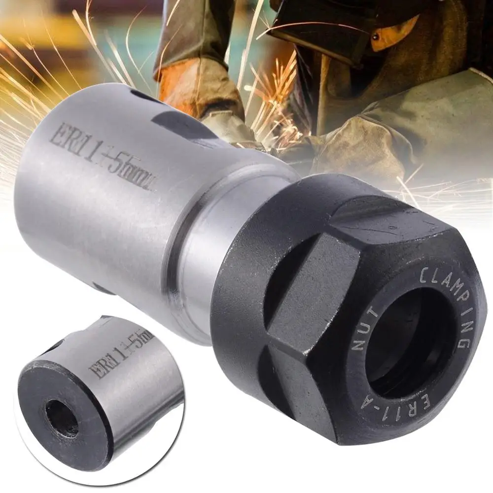 

1pc ER11A Inner Diameter 5mm Special Quality Steel Extension Rod Motor Shaft Collet Chuck Tool Holder CNC Milling