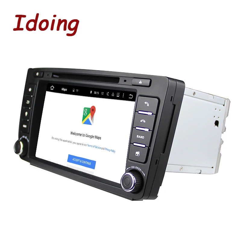 Top Idoing2Din Car DVD Multimedia Video Player For Skoda Octavia 2Steering-Wheel Android 7.1 Navigation Radio Touch Screen Bluetooth 1