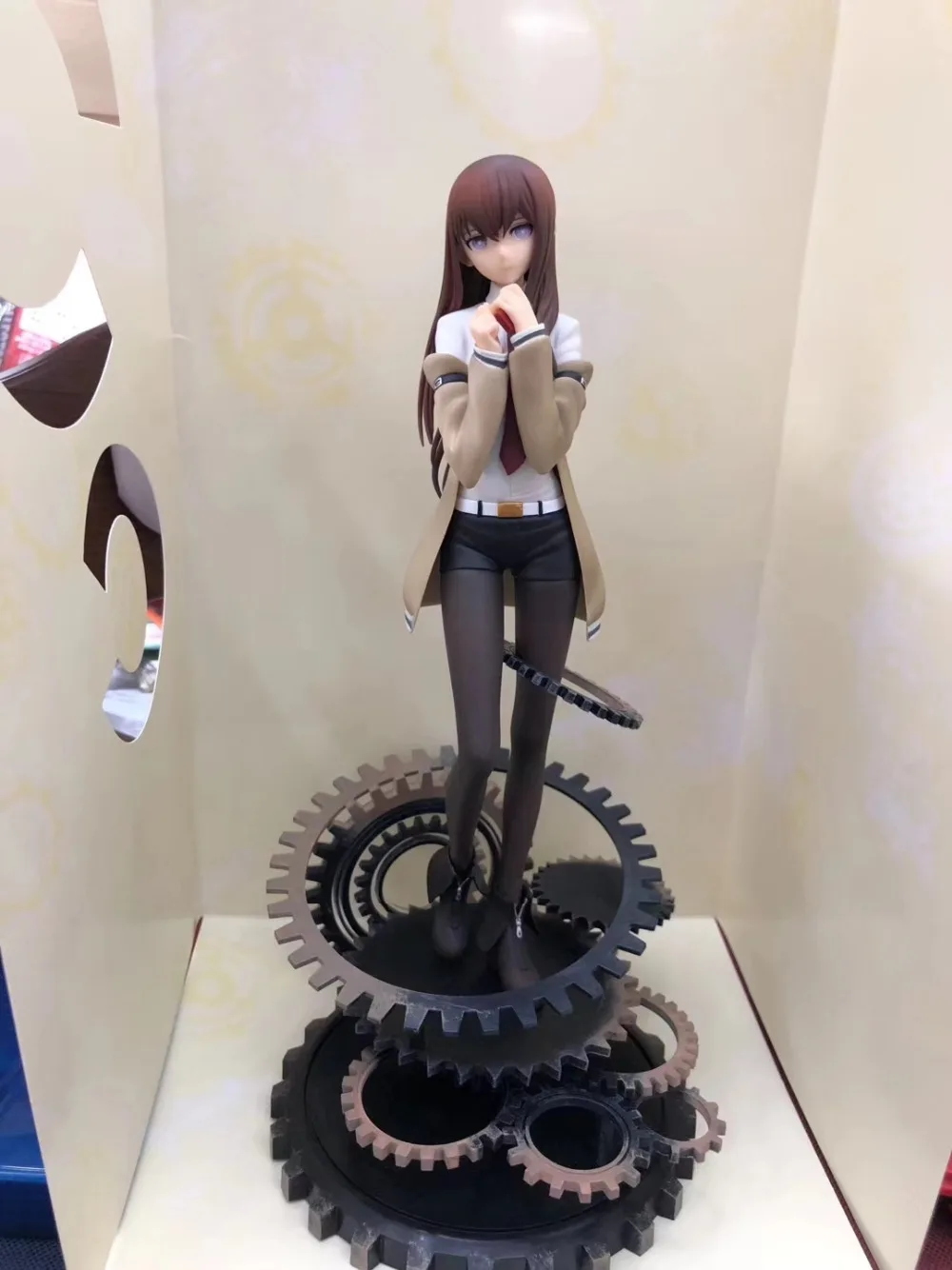 STEINS GATE// FIGURINE MAKISE KURISU 23 CM-ANIME ECHELLE 1//8 PAS DE BOÎTE