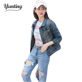 

European 2018 Autumn Fashion Blue Women Denim Jacket Embroidery Bee Coat Jeans Jacket Women Jaqueta Jeans