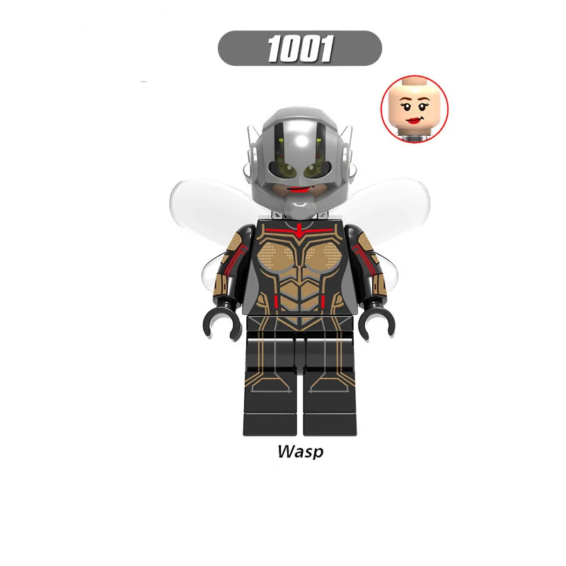 

Single Sale LegoINGlys Super Heroes Building Blocks Wasp Collection Action Mini Figures Bricks Children Boys Gifts Toys X0224