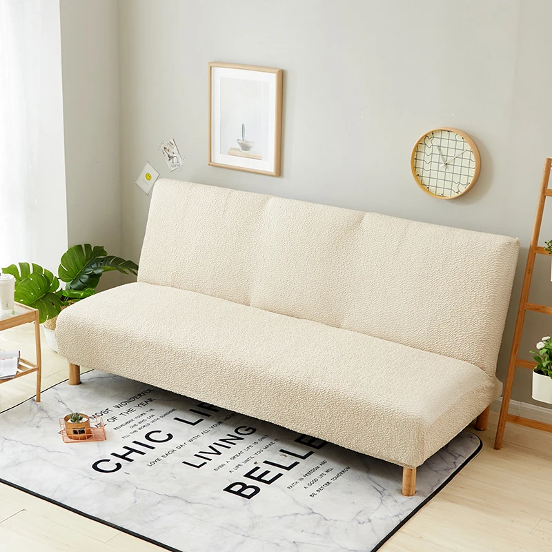 

Elastic Stretch Sofa Bed Cover Tight All-inclusive Slip-resistant Slipcover Sofa Length No armrest